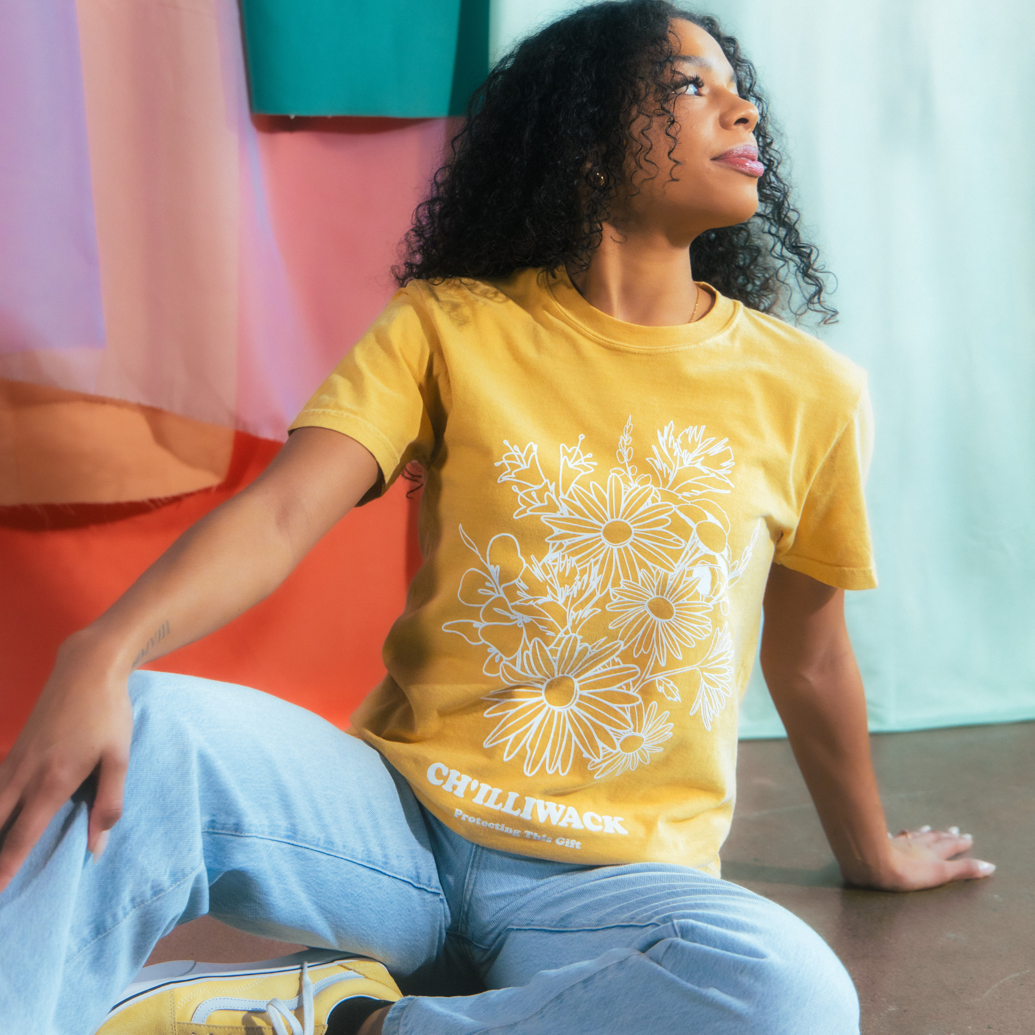 Yellow Wildflower Tee