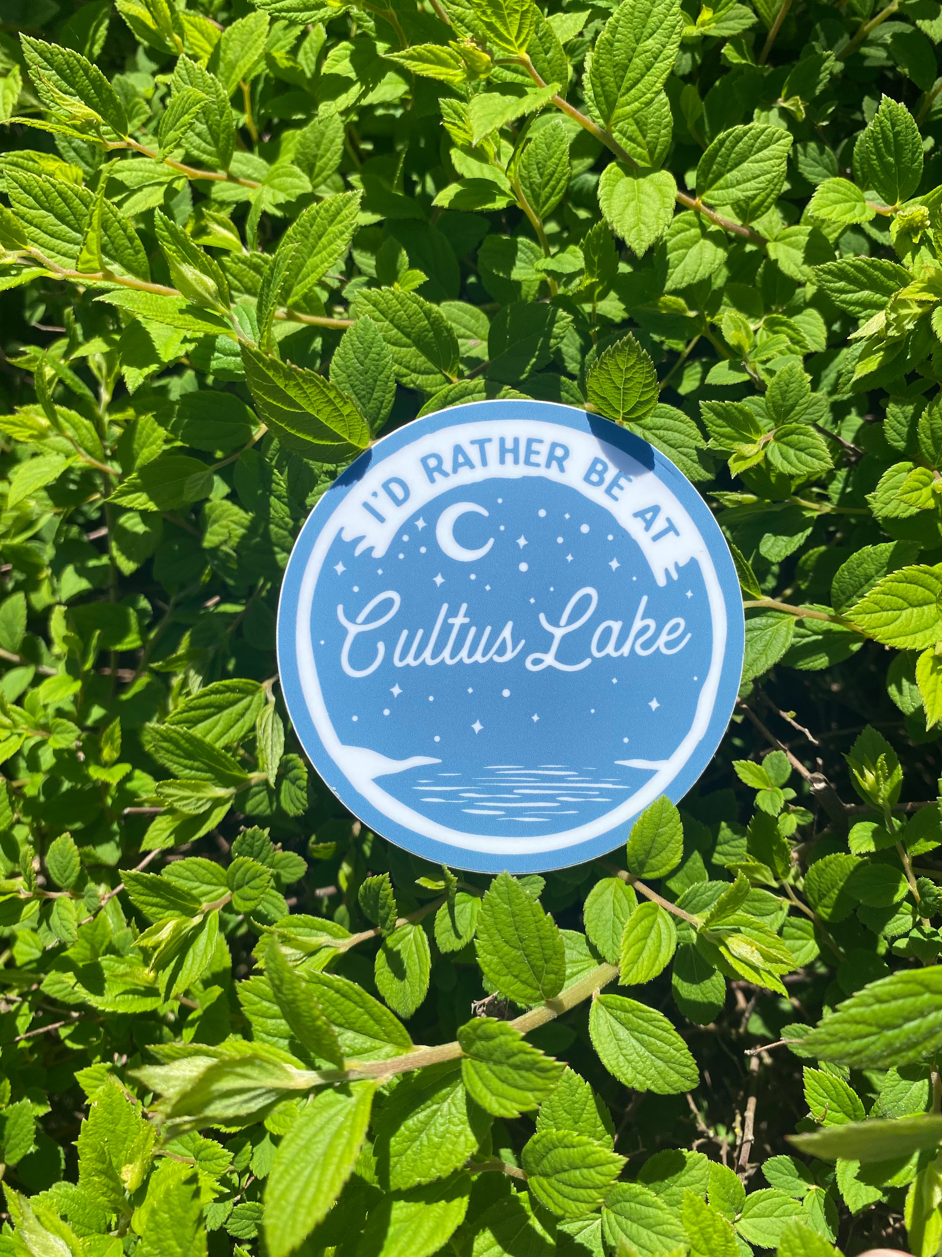 I'd Rather Be At Cultus Lake Sticker