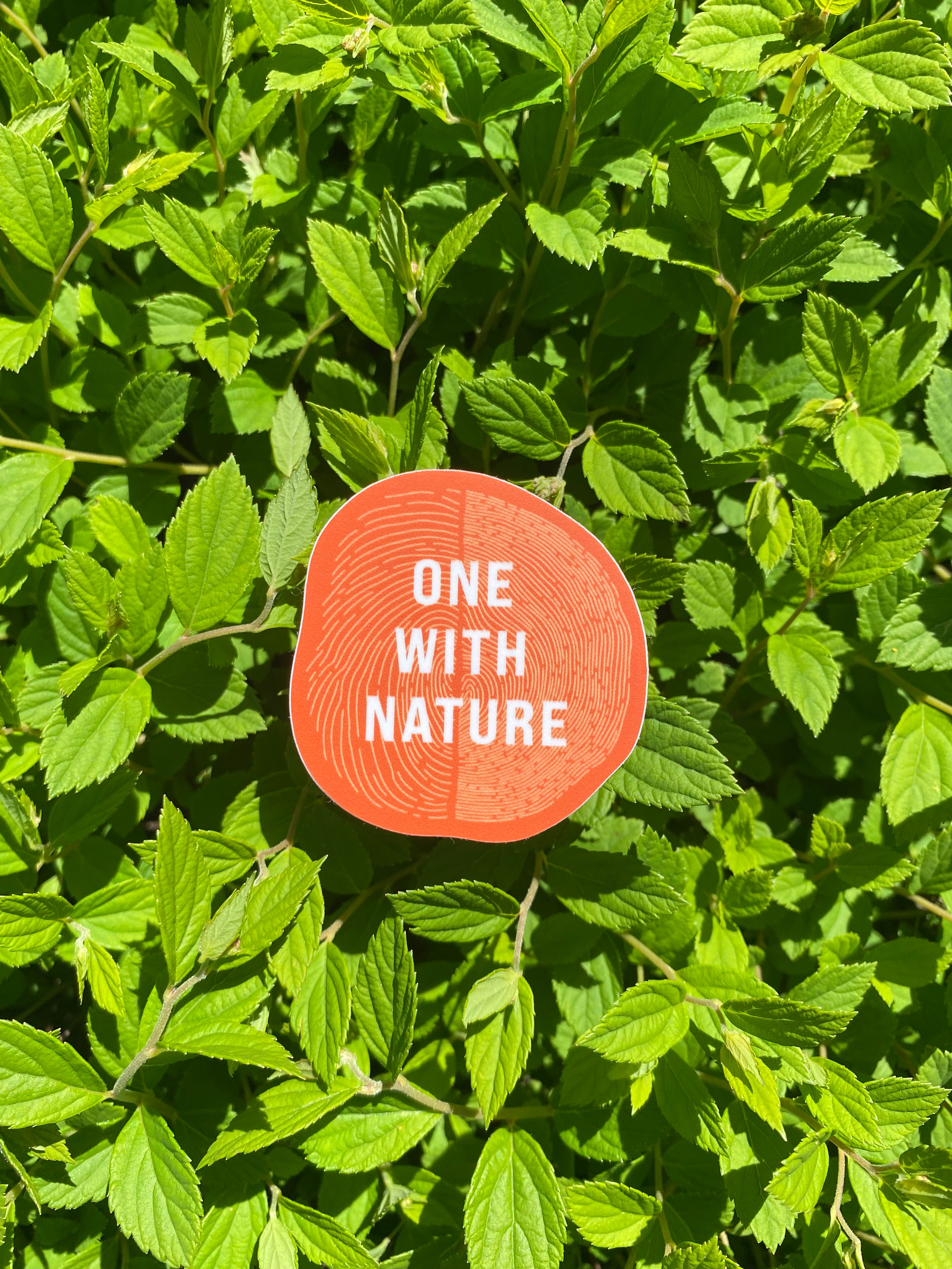 One With Nature Sticker