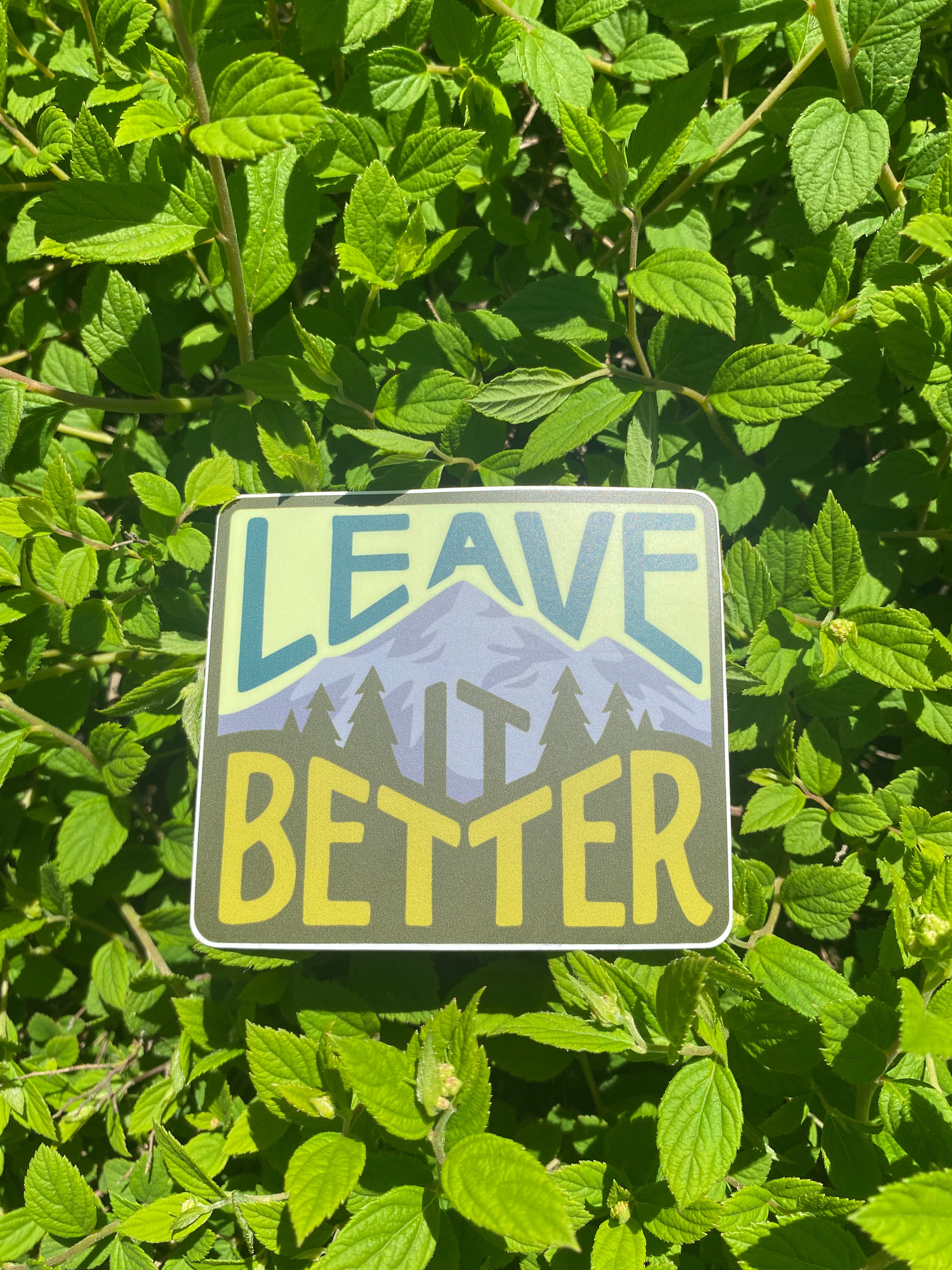 Leave It Better Forest Sticker