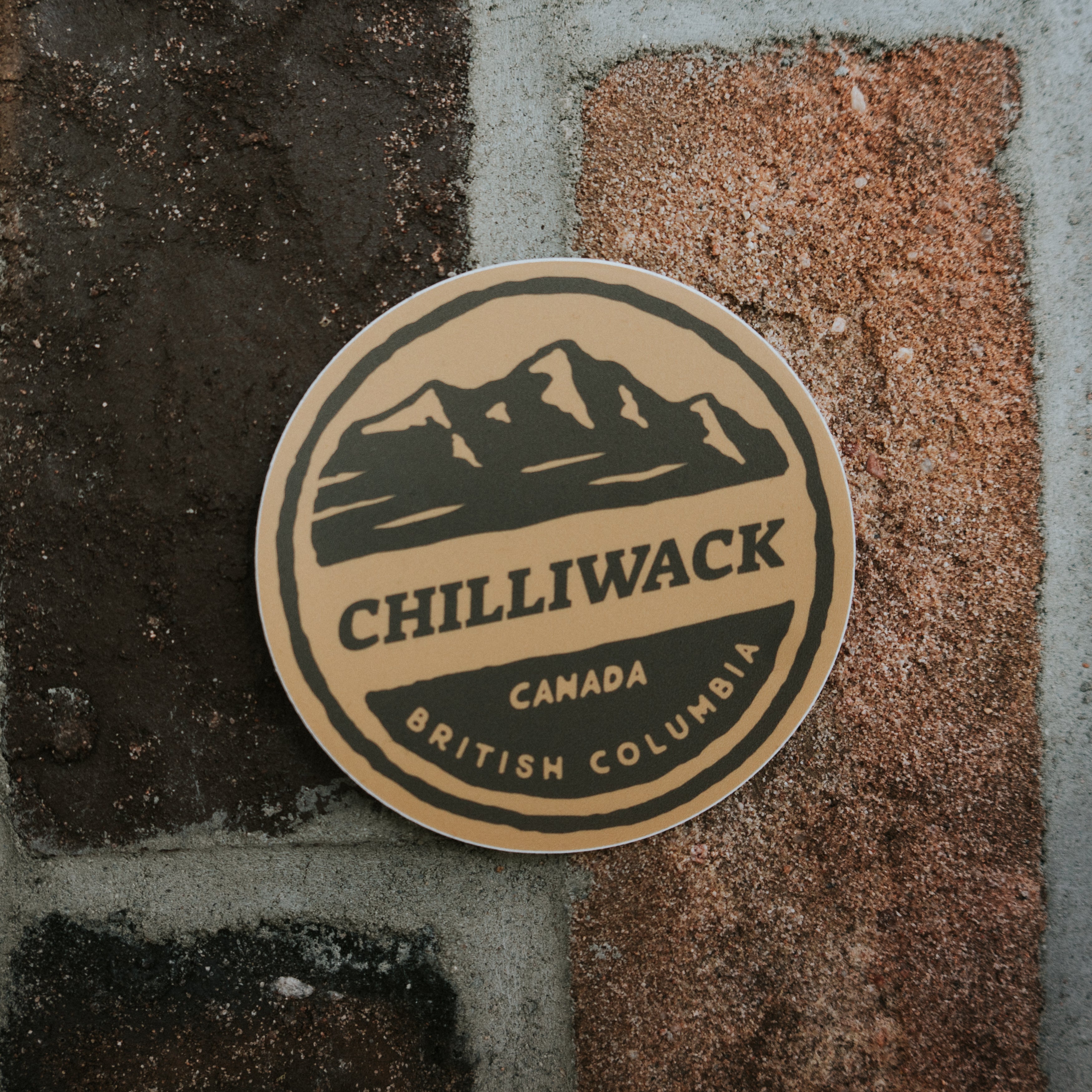 Chilliwack Mountain Round Sticker