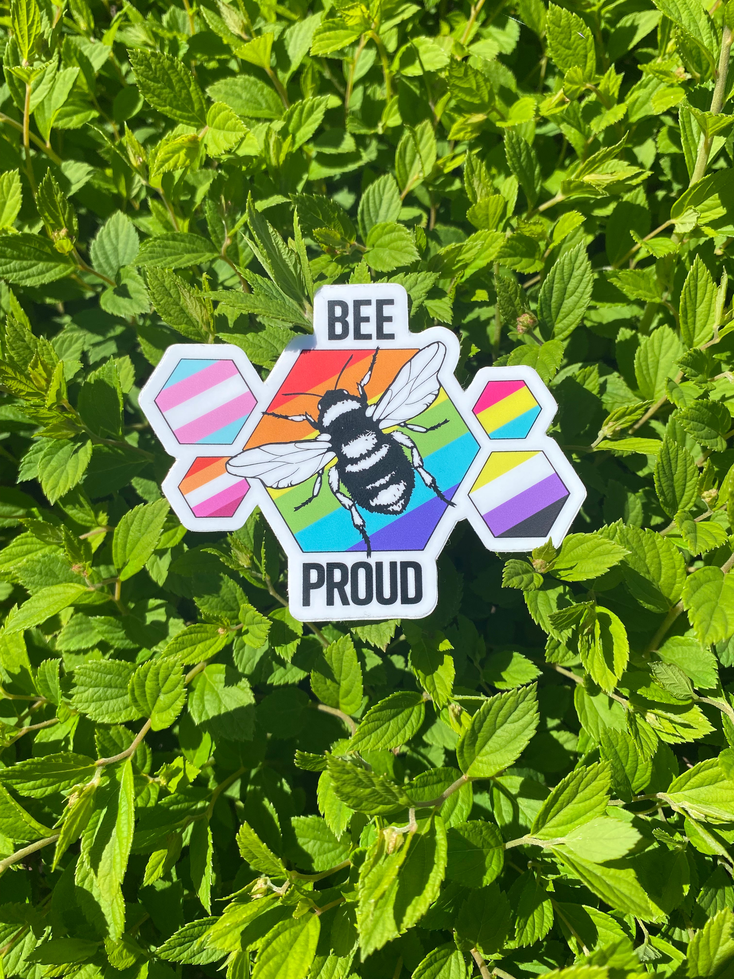 Bee Proud Pride Sticker