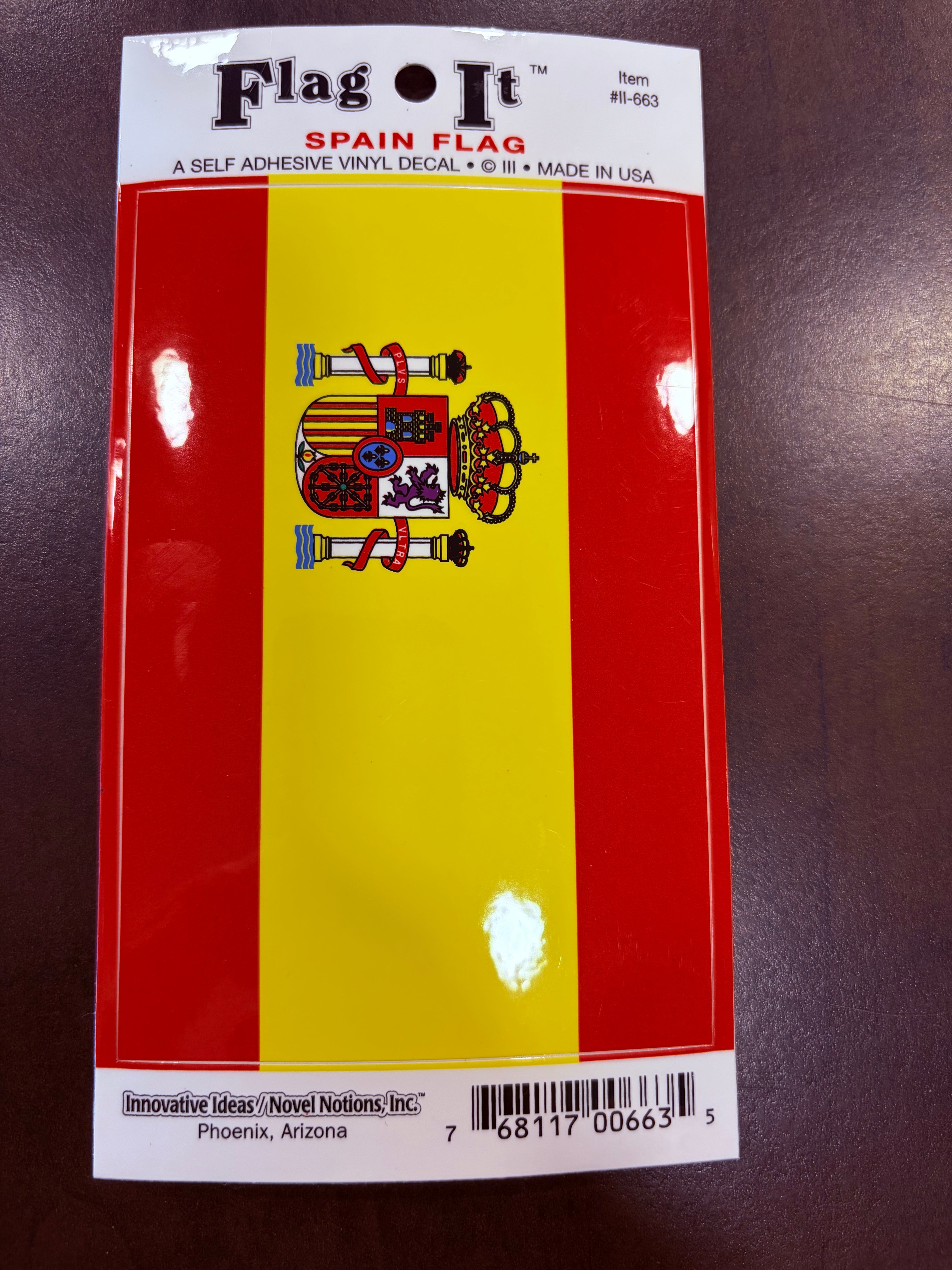 Spain Vinyl Decal